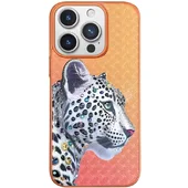 Чехол TPU+PC Crystal Hunt with MagSafe для Apple iPhone 16 Pro (6.3") Orange
