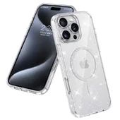 Чехол TPU Eclipse Sparkle (MagFit) для Apple iPhone 16 Pro (6.3") Clear