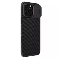 Карбоновая накладка Nillkin CamShield Pro Magnetic для Apple iPhone 16 Pro (6.3") Black