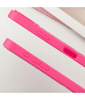 TPU чохол Bling World Rock Diamond with MagSafe для Apple iPhone 16 Pro (6.3") Rose 