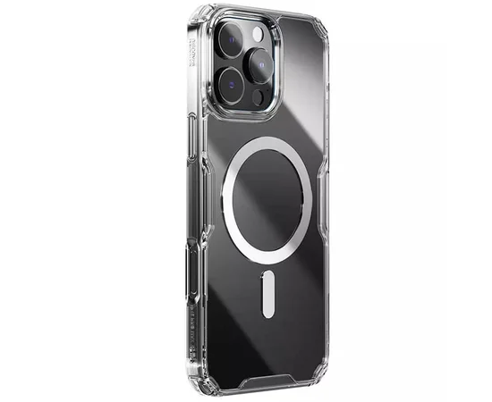 TPU чохол Nillkin Nature Pro Magnetic для Apple iPhone 16 Pro (6.3") Безбарвний (прозорий)