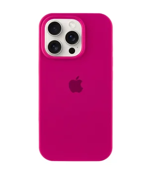 Чохол Silicone Case Full Protective (AA) Apple iPhone 16 Pro (6.3") Червоний / Rose Red