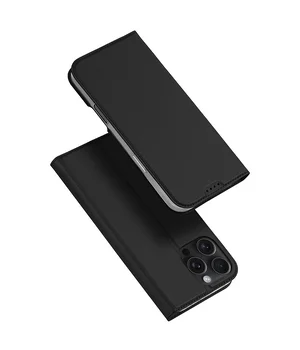 Чохол-книжка Dux Ducis з кишенею для візиток для Apple iPhone 16 Pro (6.3") Чорний