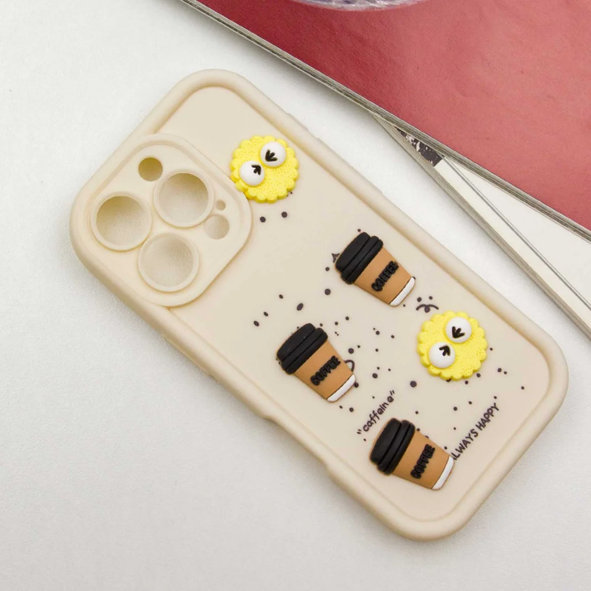 Чохол TPU Toys Case для Apple iPhone 16 Pro (6.3") Sand / Always Happy