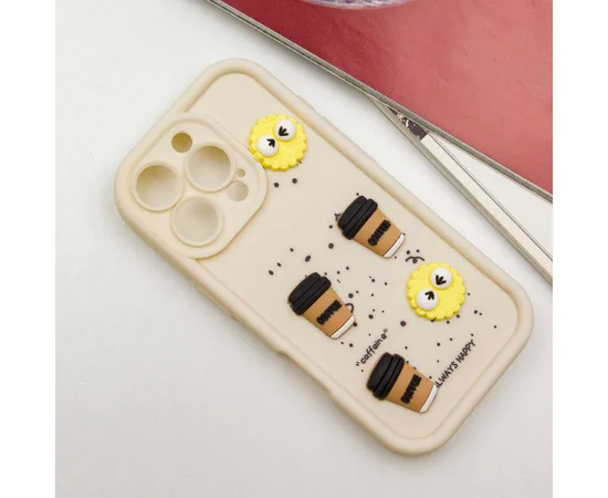 Чехол TPU Toys Case для Apple iPhone 16 Pro (6.3") Sand / Always Happy
