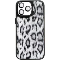Чехол TPU+PC Wild Leopard with MagSafe and Lens для Apple iPhone 16 Pro (6.3") Black