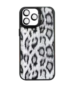 Чехол TPU+PC Wild Leopard with MagSafe and Lens для Apple iPhone 16 Pro (6.3") Black