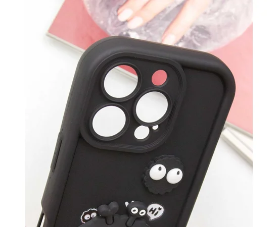 Чехол TPU Toys Case для Apple iPhone 16 Pro (6.3") Black / Melody