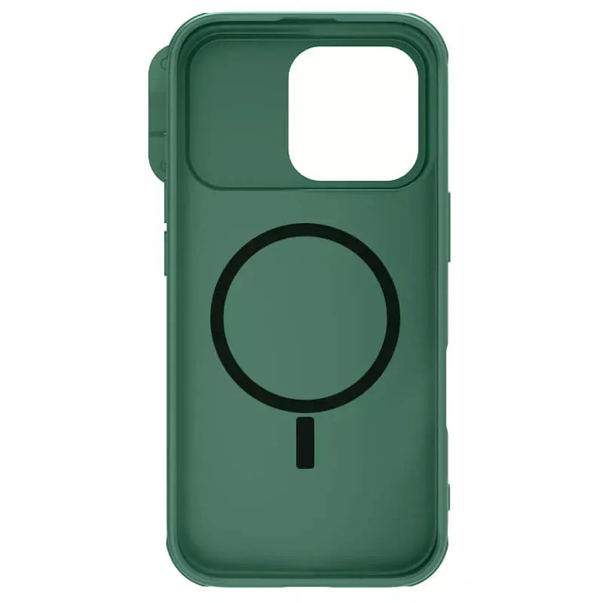 Карбоновая накладка Nillkin CamShield Pro Magnetic для Apple iPhone 16 Pro (6.3") Deep Green