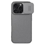 Карбоновая накладка Nillkin CamShield Pro для Apple iPhone 16 Pro (6.3") Titanium Gray