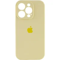 Чехол Silicone Case Full Camera Protective (AA) для Apple iPhone 16 Pro (6.3") Желтый / Mellow Yellow