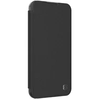 Кожаный чехол-книжка Nillkin Qin Prop Plain Camshield для Apple iPhone 16 Pro (6.3") Classic Black