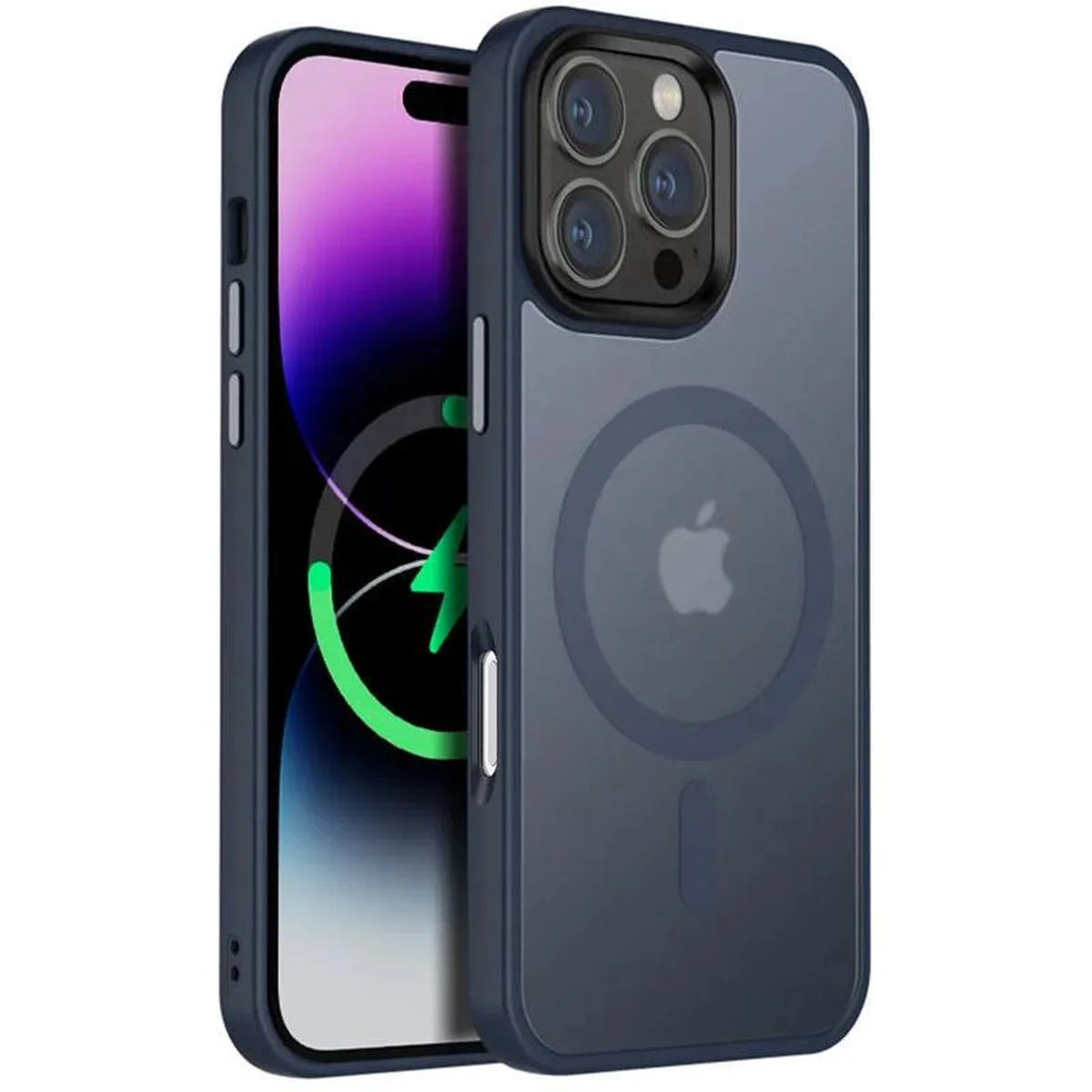 Чохол Ummi Colorful with MagSafe для Apple iPhone 16 Pro (6.3") Синій / Navy Blue