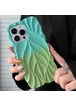 TPU чехол Leaf для Apple iPhone 16 Pro (6.3") Marine Green / Mint