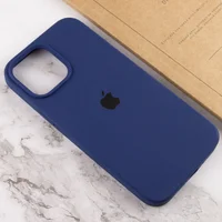 Чехол Silicone Case Full Protective (AA) для Apple iPhone 16 Pro (6.3") Синий / Deep navy