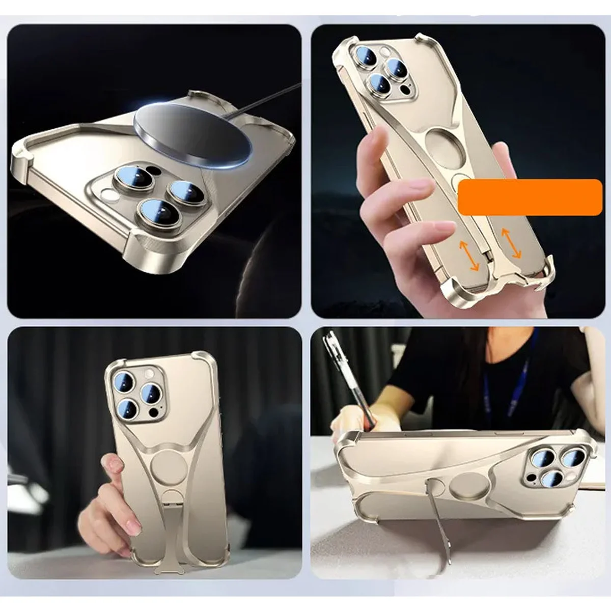 Чохол Bumper Y для Apple iPhone 16 Pro (6.3") Desert titanium