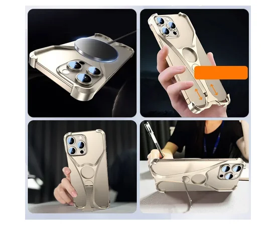 Чехол Bumper Y для Apple iPhone 16 Pro (6.3") Desert titanium