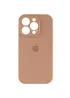 Чехол Silicone Case Full Camera Protective (AA) для Apple iPhone 16 Pro (6.3") Бежевый / Desert Gold