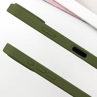 Чохол Silicone Case Full Protective (AA) для Apple iPhone 16 Pro (6.3") Зелений / Dark Olive
