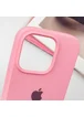 Чехол Silicone Case Full Protective (AA) для Apple iPhone 16 Pro (6.3") Розовый / Light pink