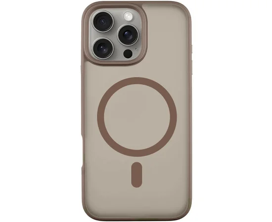 TPU+PC чохол Blueo Skin Friendly Frosted with MagSafe для Apple iPhone 16 Pro (6.3") Золотий