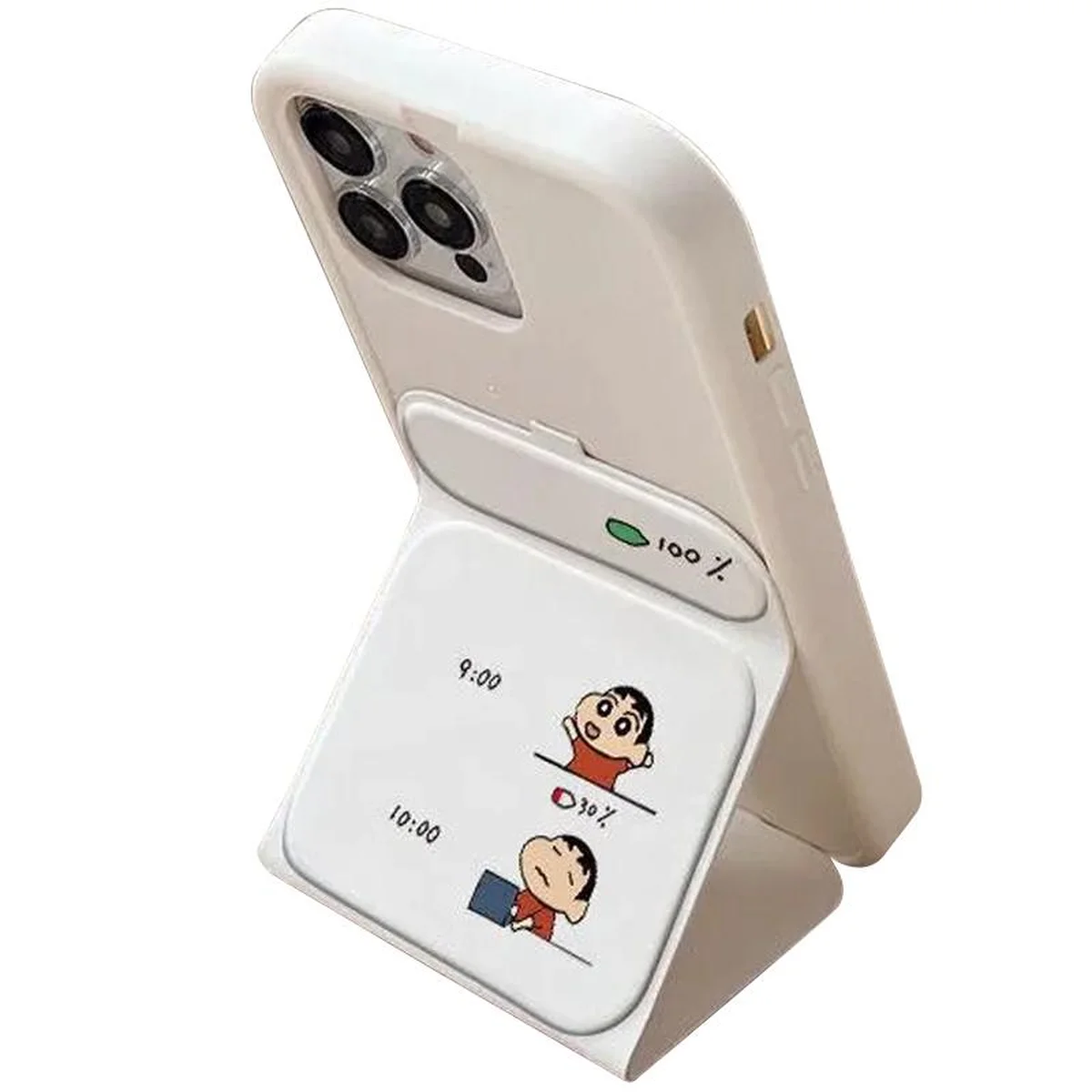 Чехол TPU Panel Stand для Apple iPhone 16 Pro (6.3") Battery Mood