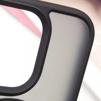 TPU+PC чехол Metal Buttons with MagSafe для Apple iPhone 16 Pro (6.3") Черный