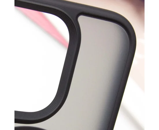 TPU+PC чехол Metal Buttons with MagSafe для Apple iPhone 16 Pro (6.3") Черный