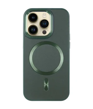 Шкіряний чохол SnapCase with MagSafe для Apple iPhone 16 Pro (6.3") Green