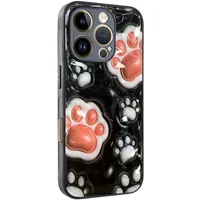 TPU+PC чехол Prisma Plushie для Apple iPhone 16 Pro (6.3") Paws
