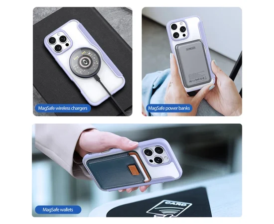 Чехол-книжка Dux Ducis Skin X Pro with MagSafe для Apple iPhone 16 Pro (6.3") Purple