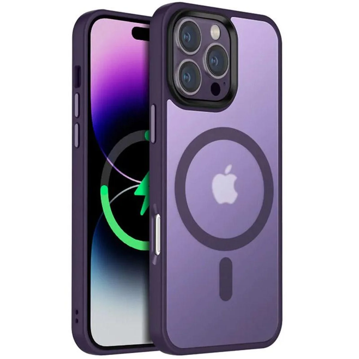 Чехол Ummi Colorful with MagSafe для Apple iPhone 16 Pro (6.3") Темно-фиолетовый / Dark Purple