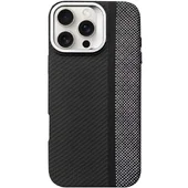 TPU чехол Pixel Craft with MagSafe для Apple iPhone 16 Pro (6.3") Carbon Line