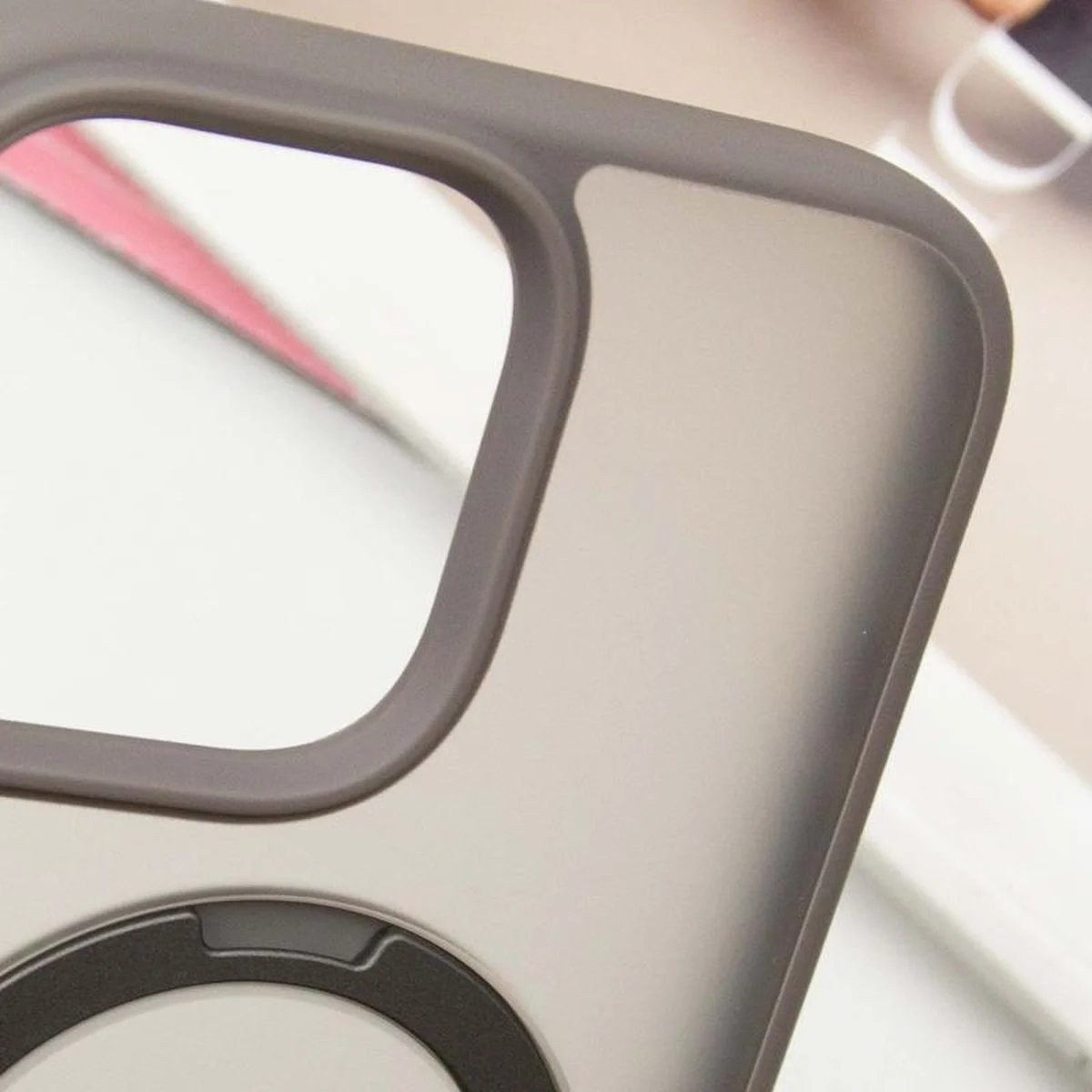 Чохол Ummi Colorful with MagSafe HQ Ring для Apple iPhone 16 Pro (6.3") Grey