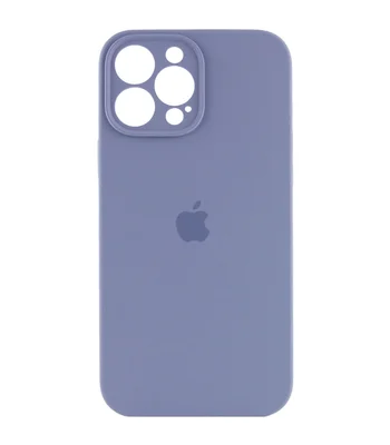 Чохол Silicone Case Full Camera Protective (AA) Apple iPhone 16 Pro (6.3") Сірий / Lavender Gray