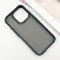 TPU+PC чехол Metal Buttons для Apple iPhone 16 Pro (6.3") Зеленый