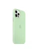 Чехол Silicone Case Full Protective (AA) для Apple iPhone 16 Pro (6.3") Зеленый / Pistachio