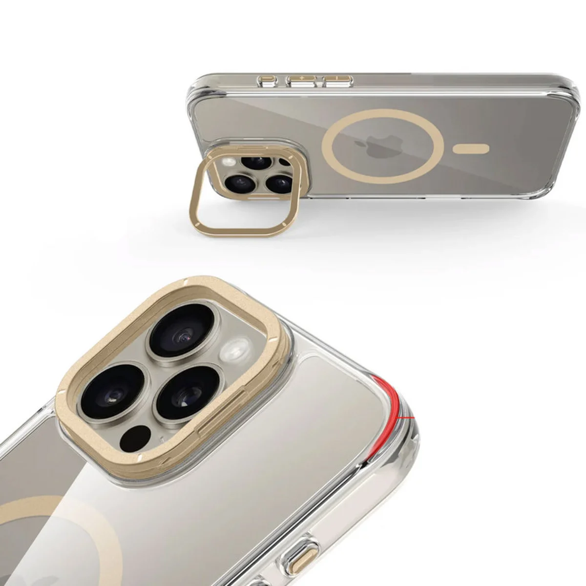 Чехол TPU Space Case Apex with MagSafe для Apple iPhone 16 Pro (6.3") Gold