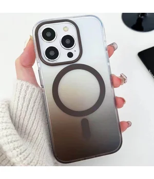 Чохол TPU+PC Phantom with MagSafe для Apple iPhone 16 Pro (6.3") Grey