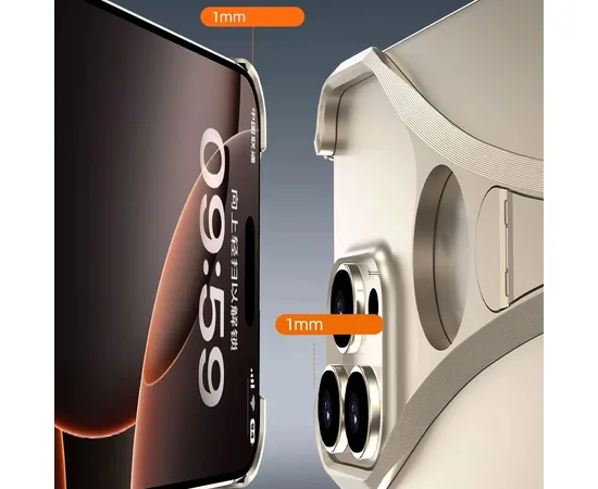 Чехол Bumper Y для Apple iPhone 16 Pro (6.3") Desert titanium