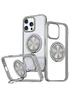 TPU+PC чехол Metal Ring with MagSafe для Apple iPhone 16 Pro (6.3") Серый