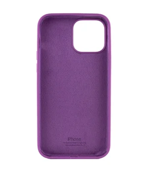 Чохол Silicone Case Full Protective (AA) для Apple iPhone 16 Pro (6.3") Фіолетовий / Grape