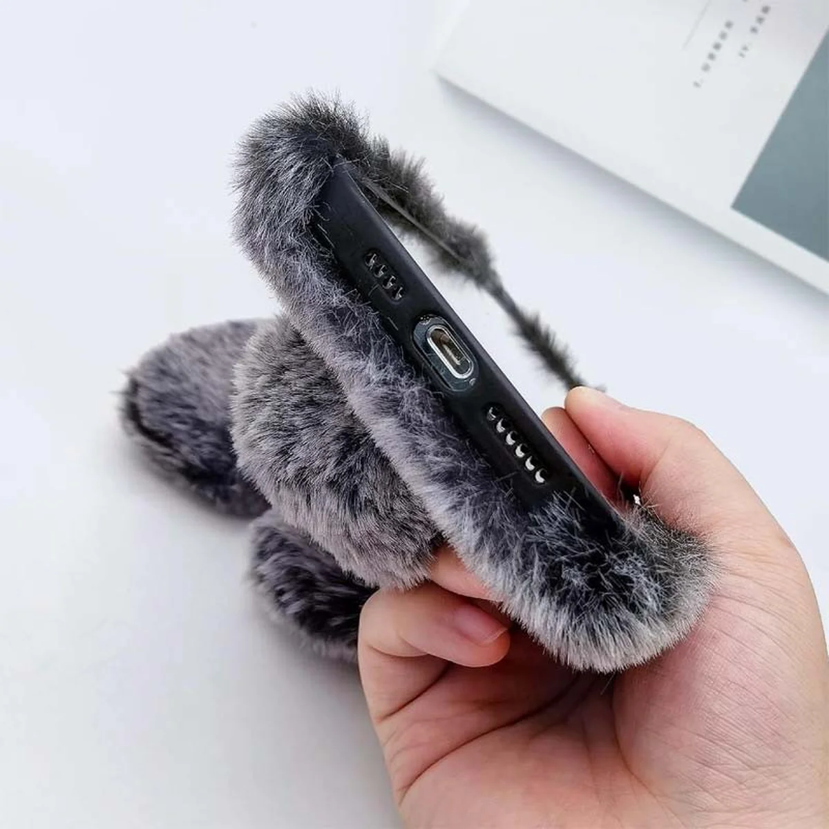 Чехол TPU Rabbit для Apple iPhone 16 Pro (6.3") Grey