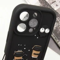 Чохол TPU Toys Case для Apple iPhone 16 Pro (6.3") Black / Always Happy