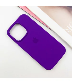 Чохол Silicone Case Full Protective (AA) для Apple iPhone 16 Pro (6.3") Фіолетовий / Ultra Violet