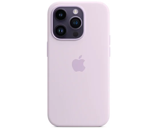 Чехол Silicone Case Full Protective (AA) для Apple iPhone 16 Pro (6.3") Сиреневый / Lilac