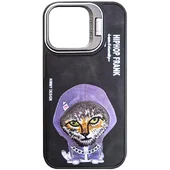 TPU+PC чехол Friends для Apple iPhone 16 Pro (6.3") Black Cat