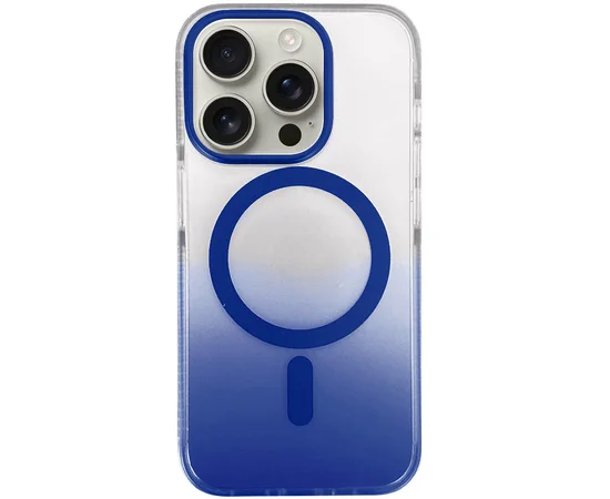 Чохол TPU+PC Phantom with MagSafe для Apple iPhone 16 Pro (6.3") Blue