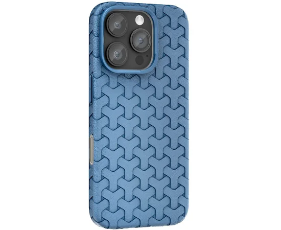 Чехол TPU Weaving для Apple iPhone 16 Pro (6.3") Blue