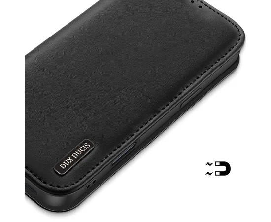 Чохол-книжка Dux Ducis Hivo для Apple iPhone 16 Pro (6.3") Black